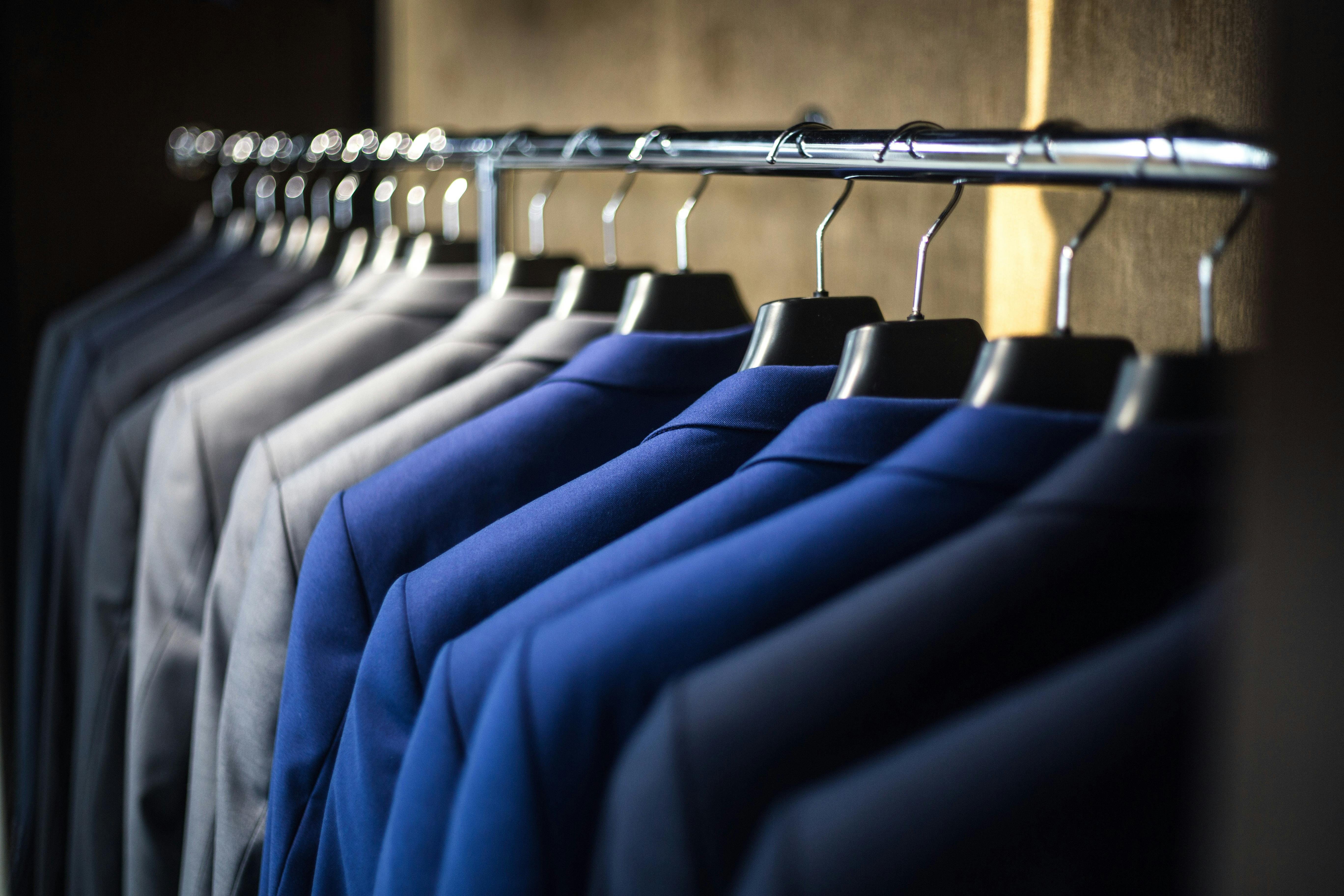 Coats on hangers